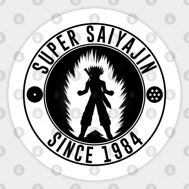 Super Saiyajin; Trunks Sticker by Meca-artwork